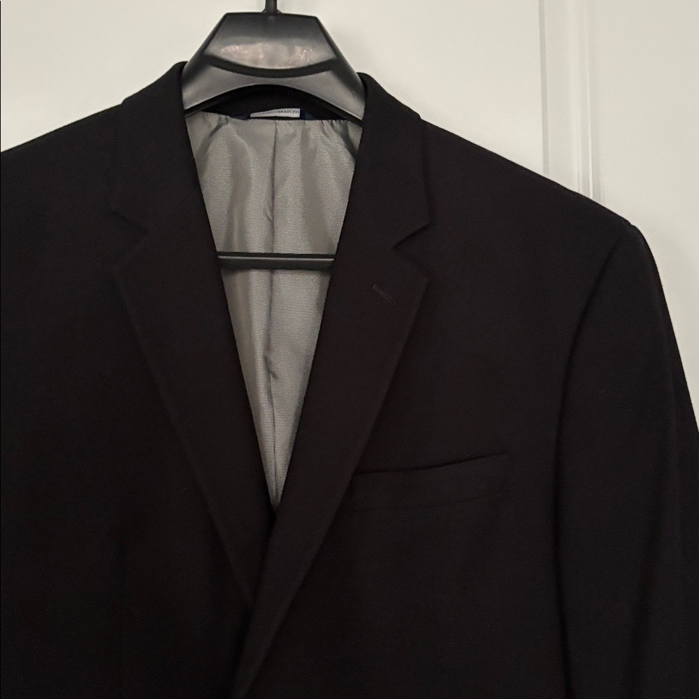 Chaps Men's Blazer Trio - Beige, Charcoal, and Black - Picture 4 of 4